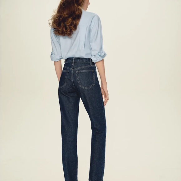 Reformation Denim - Cynthia High Rise Straight Long Jeans